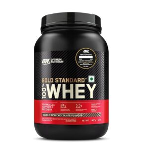 Optimum Nutrition (ON) Gold Standard 100% Whey (2 lbs/907 g) (Double Rich Chocolate) Protein Powder