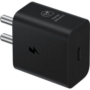 Samsung Original 25W Type-C Travel Adaptor without Cable, Black